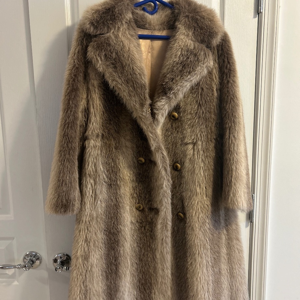 Vintage Faux Fur Coat